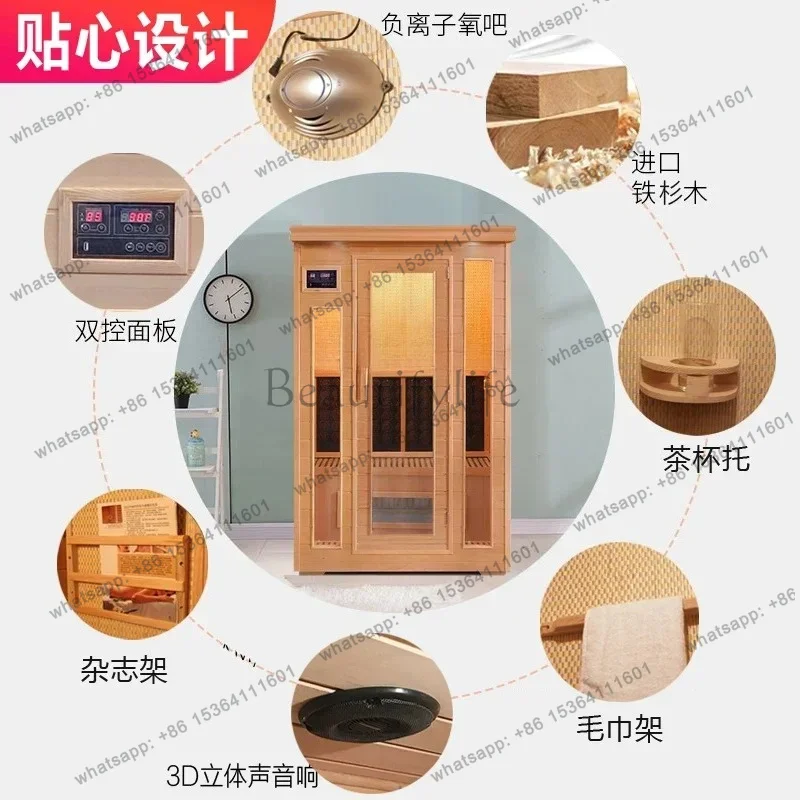 Hot Verkaufte Produkte Family Sauna, Bath Box, Dry Steamer, Beauty Salon, Sweating, Light Wave Room