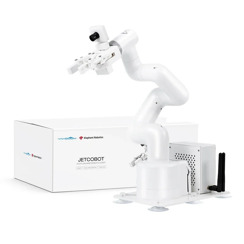 7 DOF JetCobot AI visual collaborative robotic arm for education and operation tasks based on ROS Jetson Nano Orin Nano Orin NX