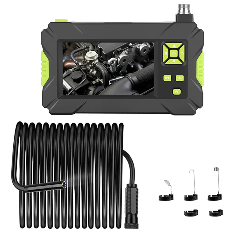 Y43A-HD Borescope พร้อมไฟ LED 8 มม.เลนส์ท่อกล้องตรวจสอบภาพกล้องวิดีโอ Endoscope Hard CABLE