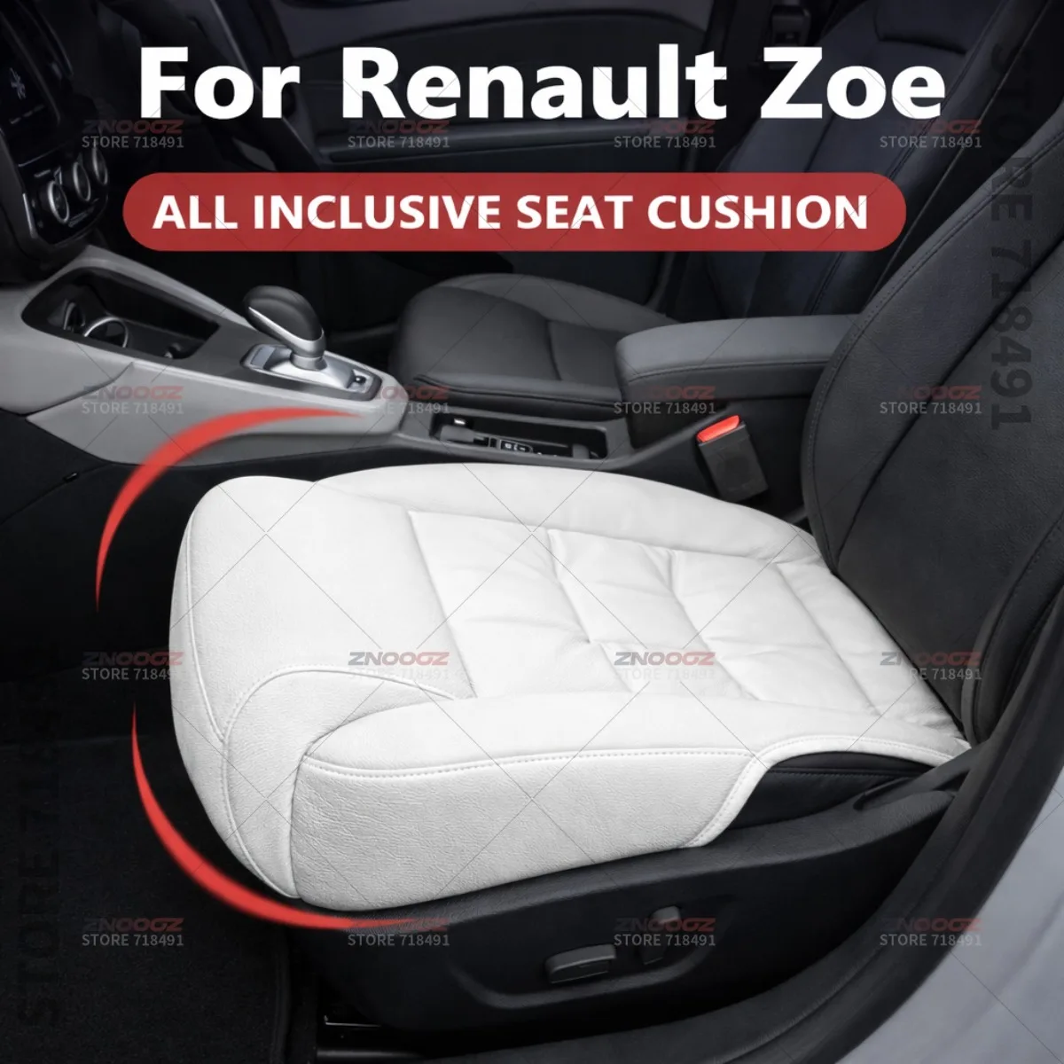 

Car Seat Leg Support Extension Seat Cover Memory Foam Extender Cushion Interior Accessories For Renault Zoe
