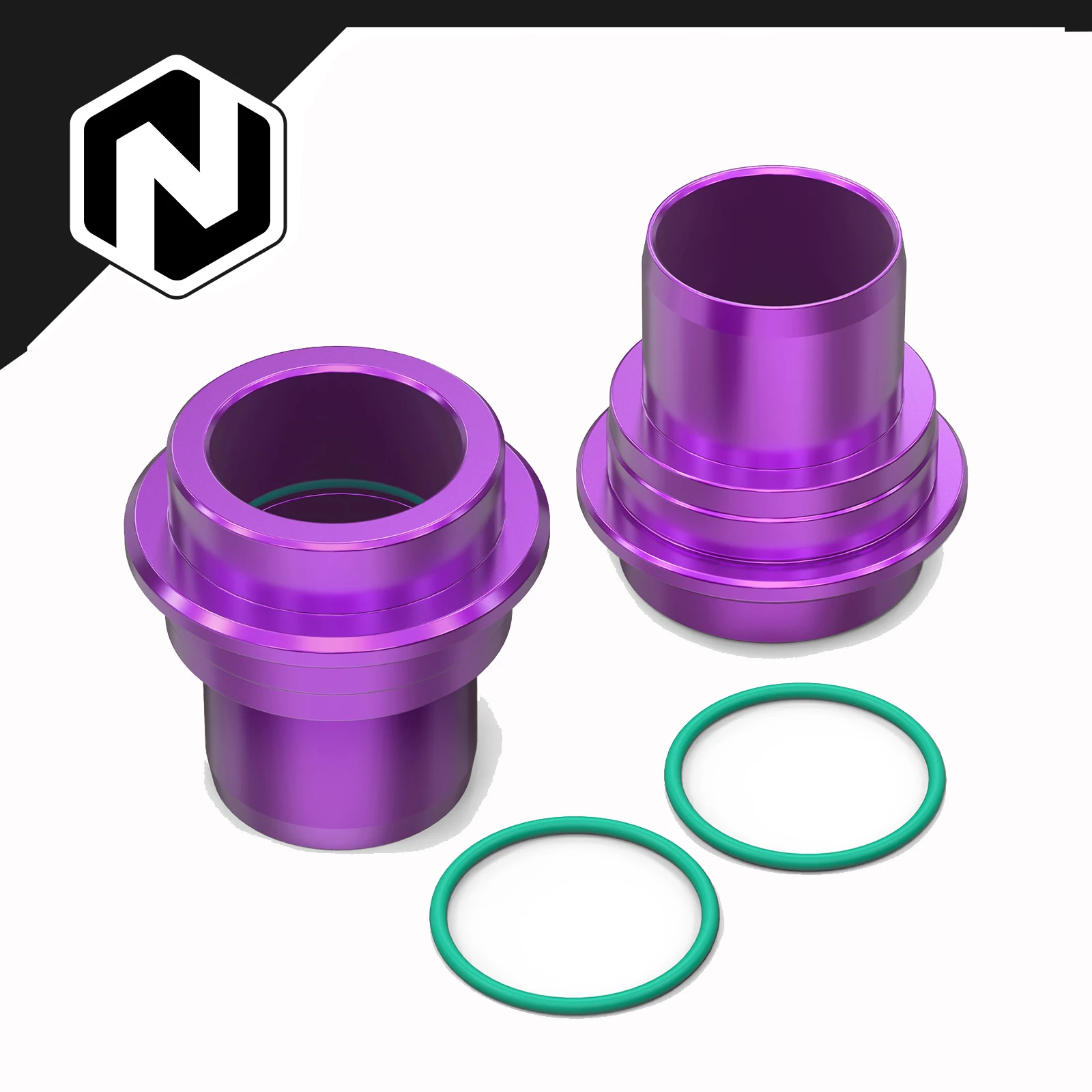 NICECNC For Stark Varg EX MX 2024-2025 Electric Bike Front Wheel Spacers Hub Collars With O-rings 7075-T6 Aluminum Accessories