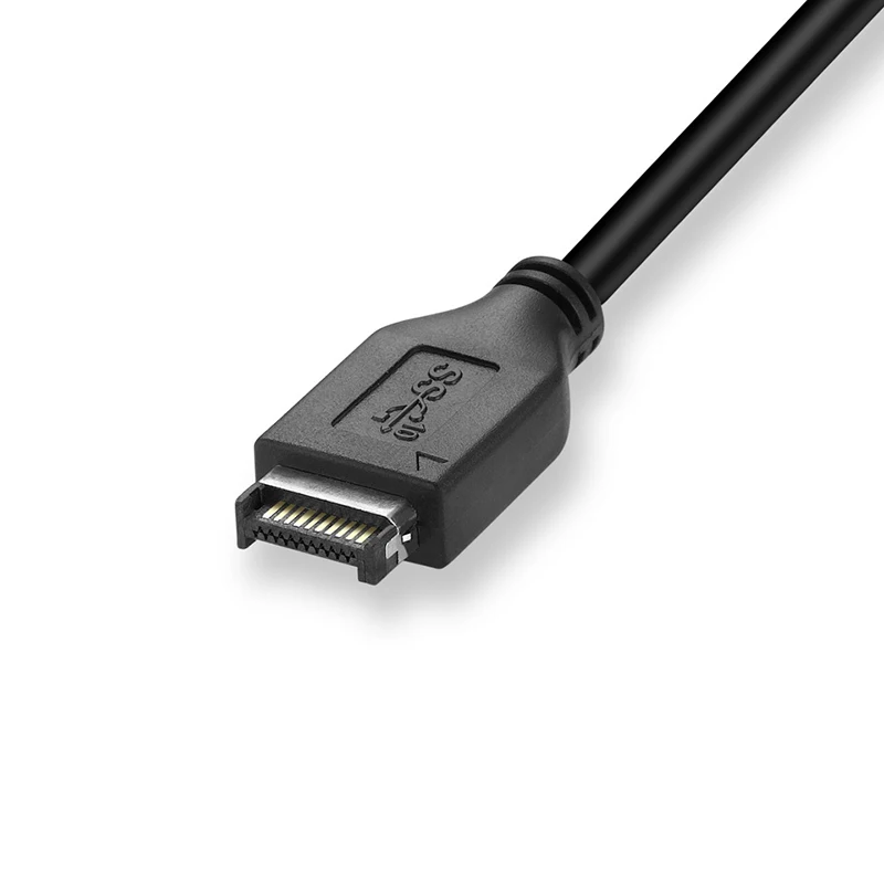 USB 3.0 20-PIN 19-PIN IDC-Buchse auf USB 3.0 Typ E Stecker Konvertierkabel Motherboard-Anschluss Typ C USB C Verlängerungsadapter – Detail 3