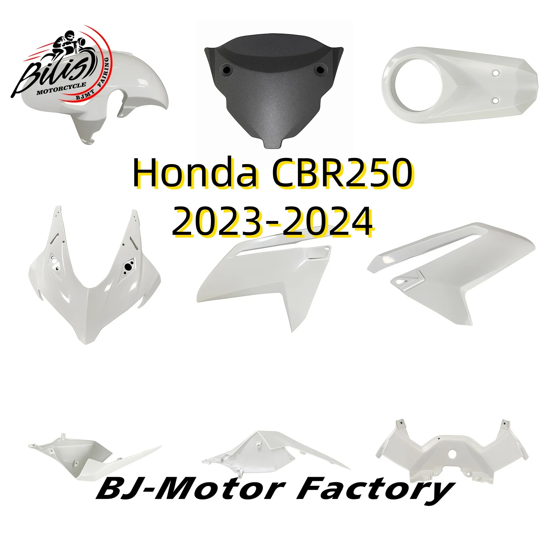 

Motorcycle Accessories Side Nose Air Intake Ram Hood side panel Fairing Fit For HONDA CBR250R CBR250 2023-2024