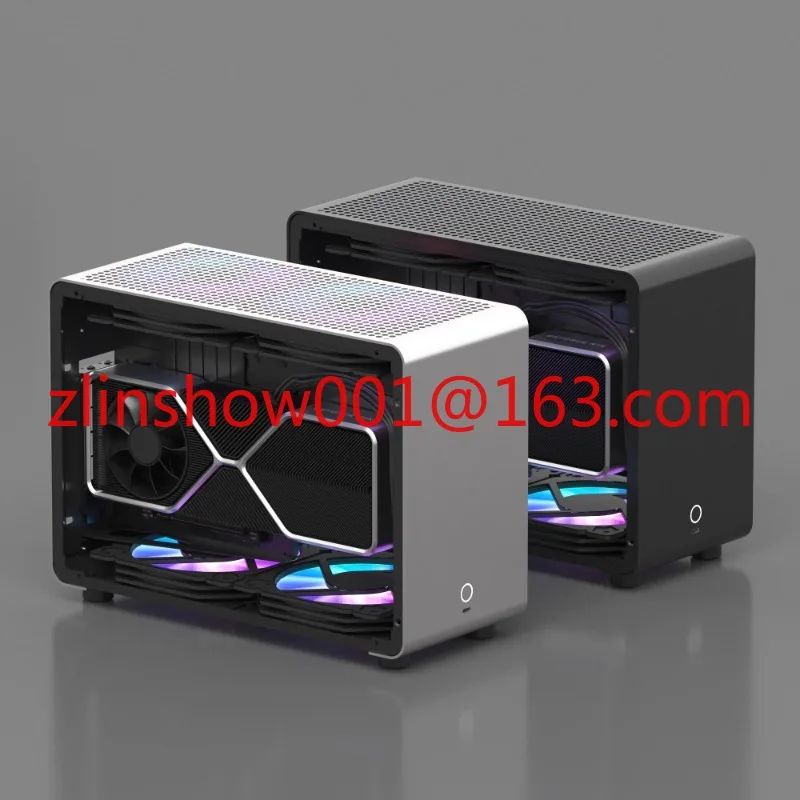 GEEEK G1-pro aluminum alloy chassis A4 sfx240 water-cooled itx transparent chassis