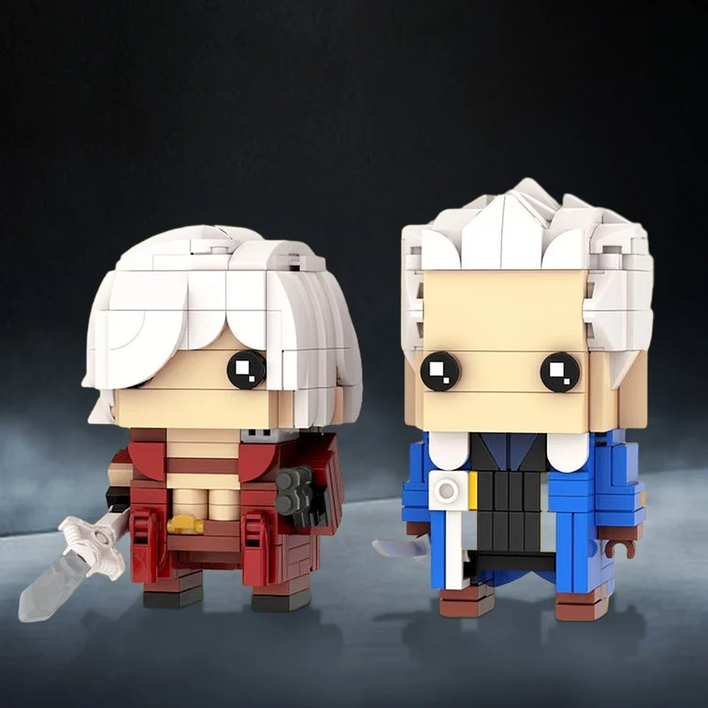 Moc Duivel Kan Dante Vergil Brickheadz-Bouwstenen Roepen Egan Mcneil De Exorcistische Actiefiguren Bakstenen Speelgoed Voor Kinderen Cadeau