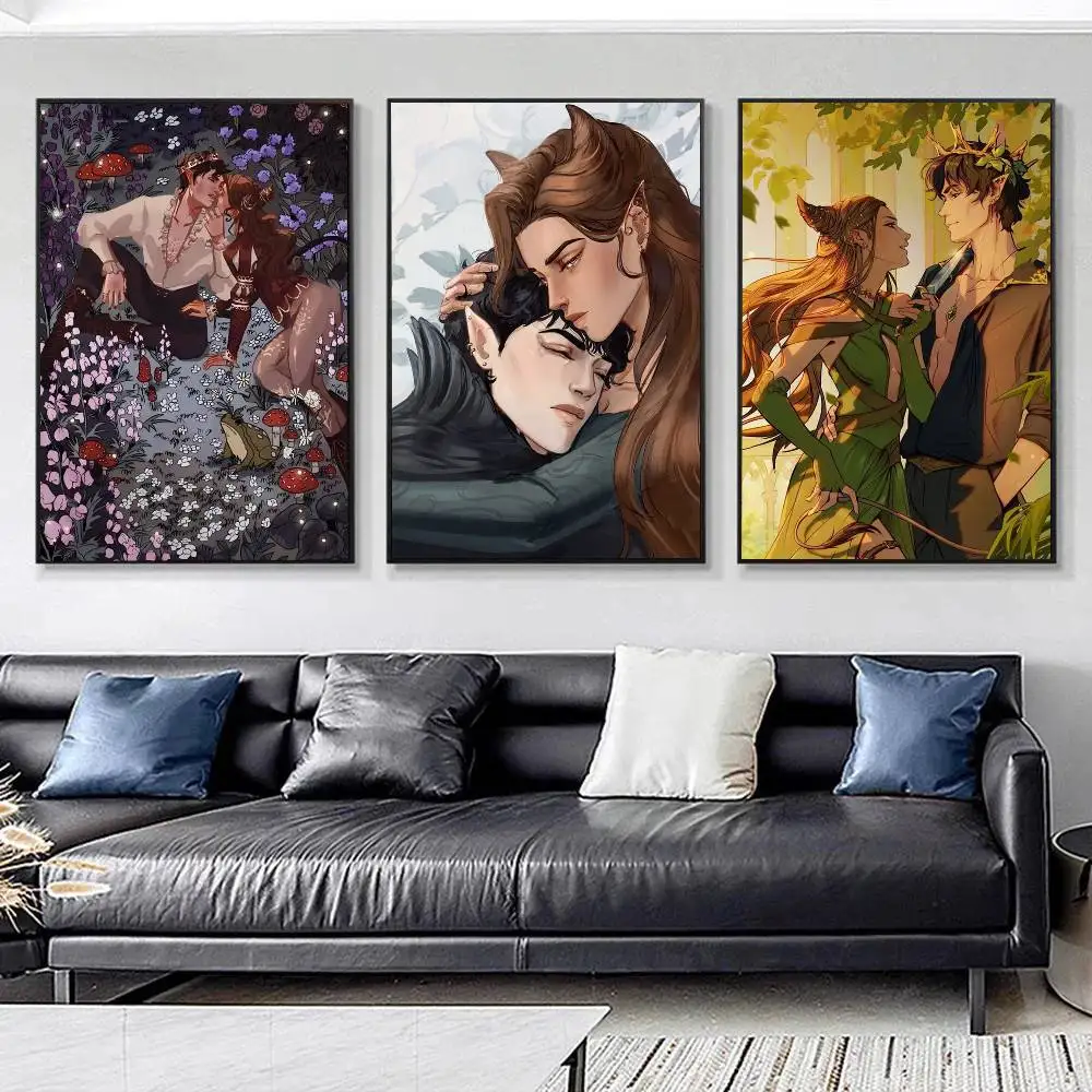 The Cruel P-Prince Jude And Cardan Anime Posters HD Print Vintage Wall Art Decor for Home Study Room