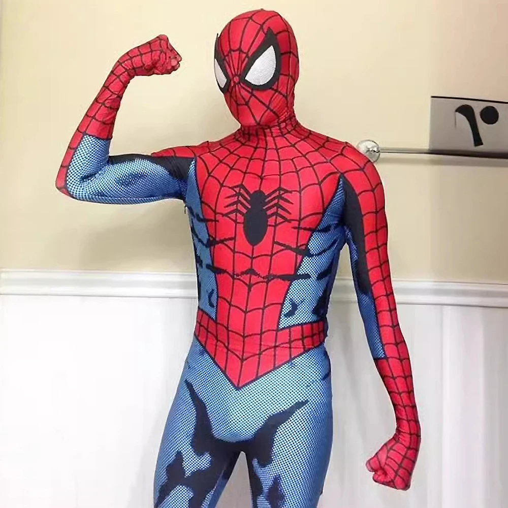 classic-comics-romita-spider-cosplay-spider-man-costume-superhero-3d-printed-zentai-bodysuits-cosplay-spandex-halloween-costume