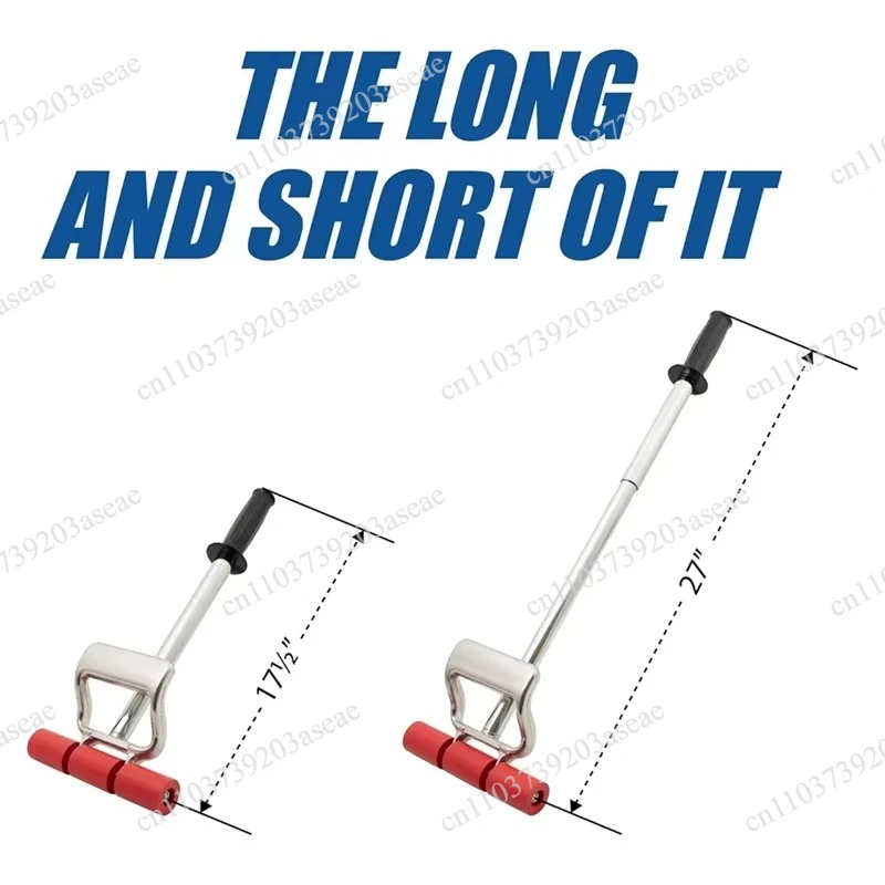 Retractable Wall And Floor Roller Heavy-Duty Press Stainless Steel Roller For Laminate LVP Carpet Tile And Wall Coverings