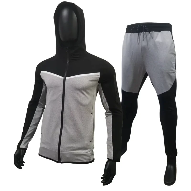 Men's Casual Hooded Sports Suit Cross-Border E-commerce Amazon Independent Station Spring Autumn Weather-Resistant Clothing