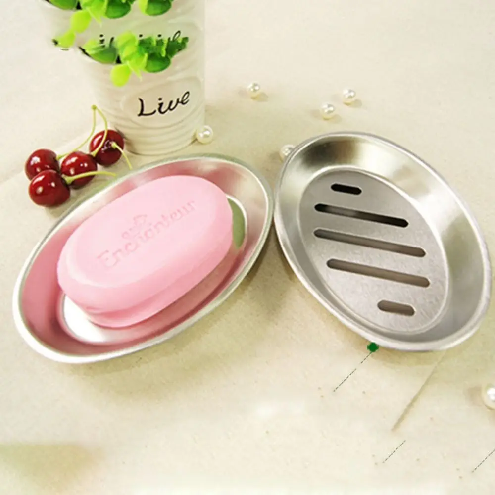 

Stainless Steel Stainless Steel Soap Box Wire Drawing Process Easy To Wash Double Soap Dish Various Styles Self Draining