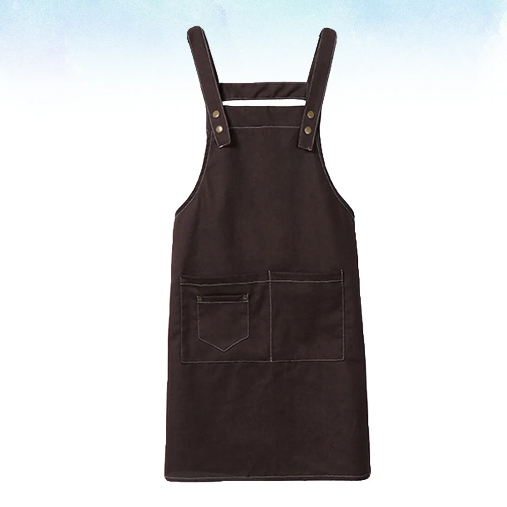 

Waterproof Apron for Cooking Kitchen Chef Premium Cotton Canvas Material Oil Resistant Fun Design Ideal Gift for Women Men Home