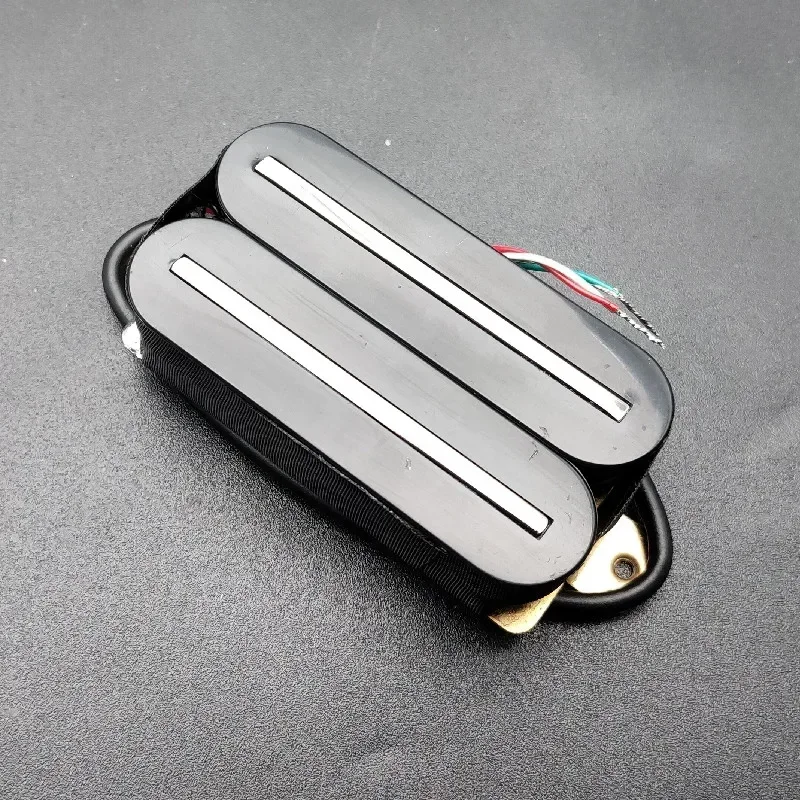 Electric Guitar Humbucker Dual Coill Dual Rail Guitar Bridge Pickup With 57mm Steel Pole Multi Color