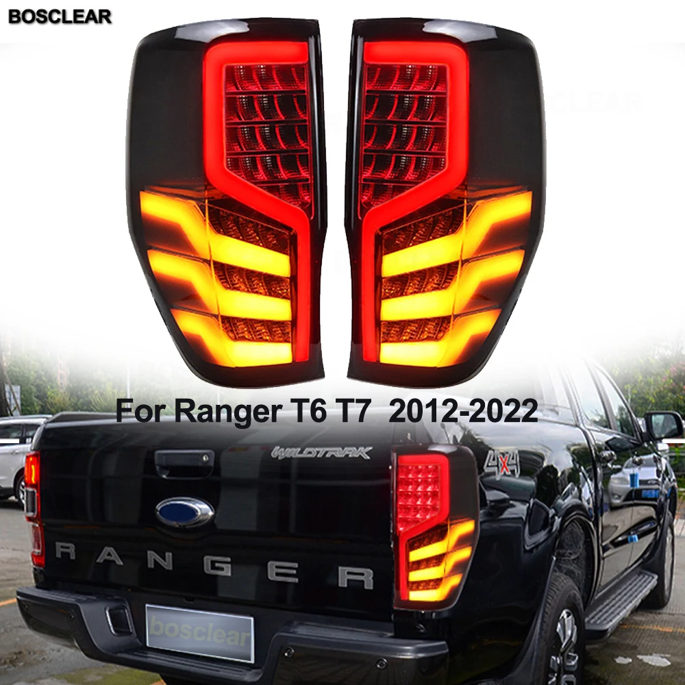 

Car LED Tail Light Taillight For Ford Ranger t6 t7 px mk1 mk2 2019-2012 Rear Driving Lamp+Brake Light+Reverse Light+Turn Signal