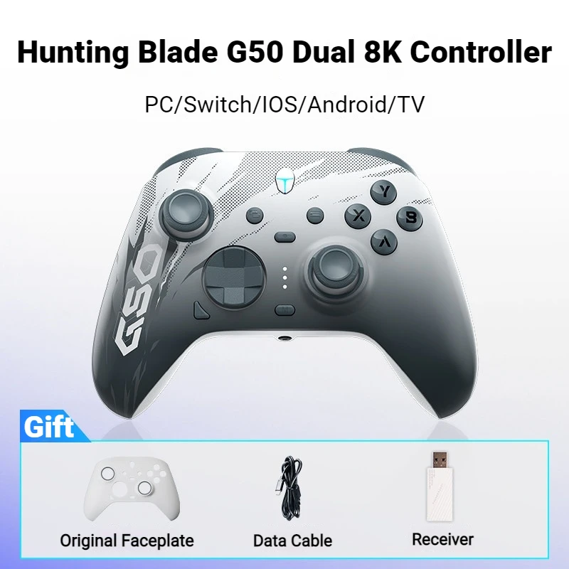 Thunderobot G50 Blade Hunter Gamepad 3-Mode Wireless Dual 8KHz Bluetooth for Pc Xbox NS2 Android Micro Trigger Gaming Controlle