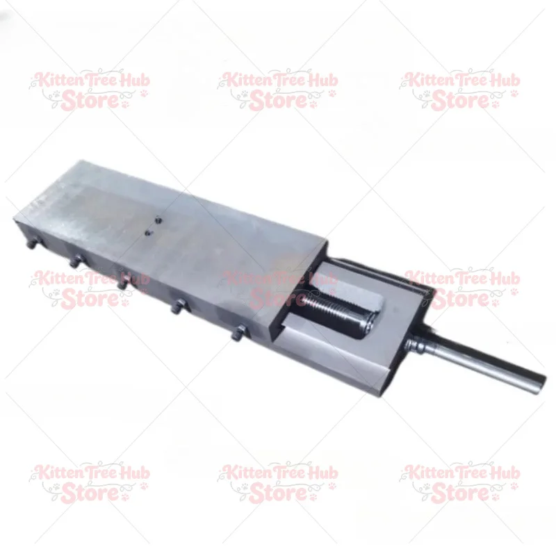 Cast Iron Workbench Dovetail Groove Drag Plate Screw Guide Rod One-Way Slider Workbench Woodworking Machinery