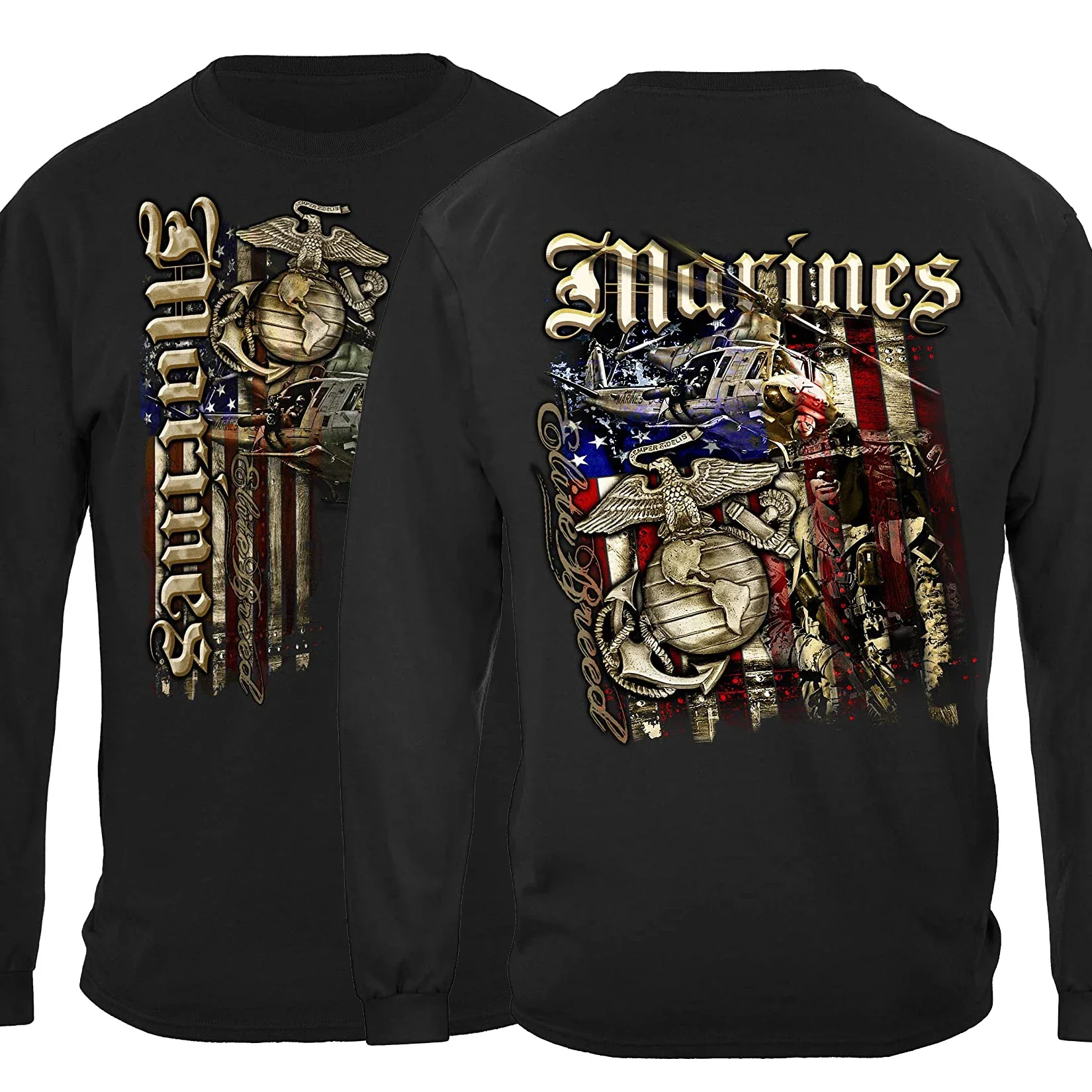 USMC Marines Aerial Assault US Marine Corps Pullover Hoodie New 100% Cotton Comfortable Casual Mens Sweatshirts Streetwear