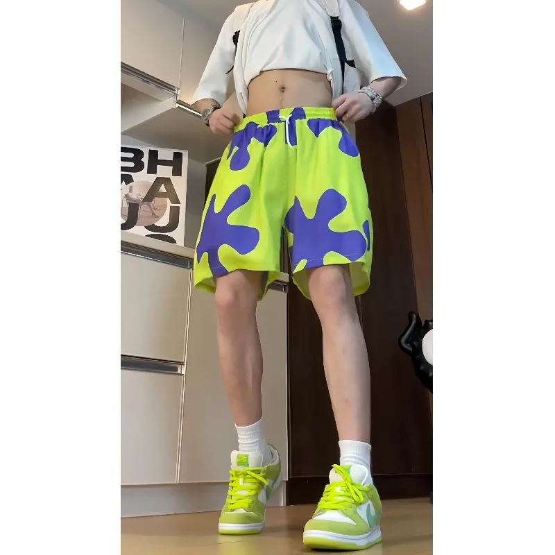 

New Pai Da Xing 3D Printed Shorts Summer American Versatile Sports Loose Quick Drying Mesh Shorts