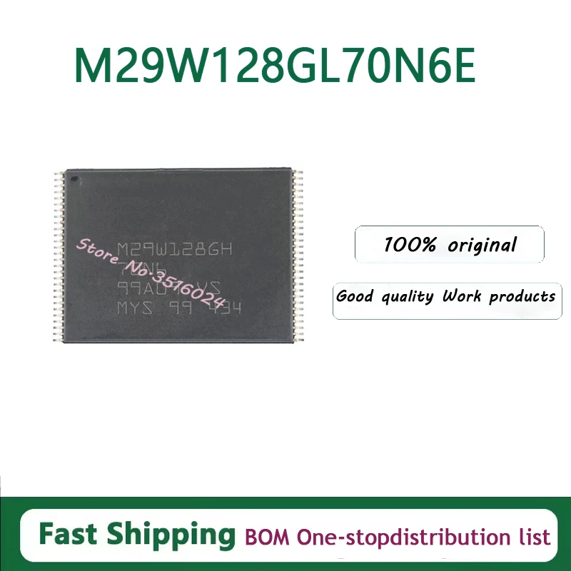 

10 шт./лот M29W128GL70N6E M29W128GL70N6 EM63A165 EM63A165TS-6G 16M*16 100% новый