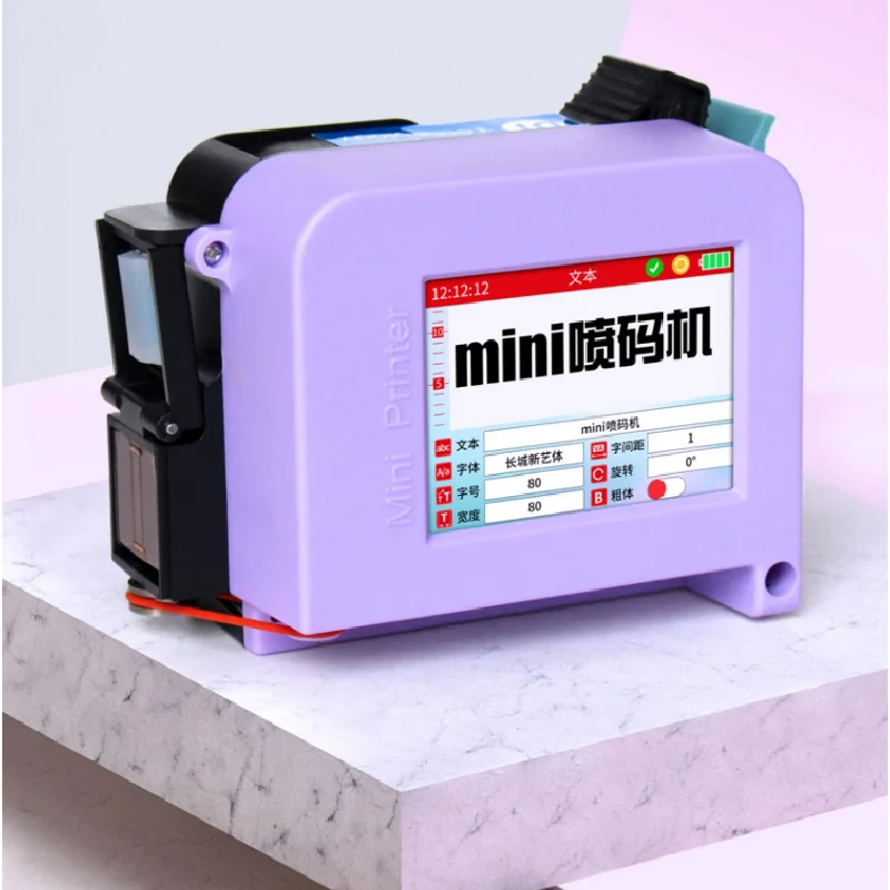 

Hand Held Mini Cij Online Ink Jet Printer Plastic Wood Paper Glass Packing Code Printing Marking Inkjet Machine