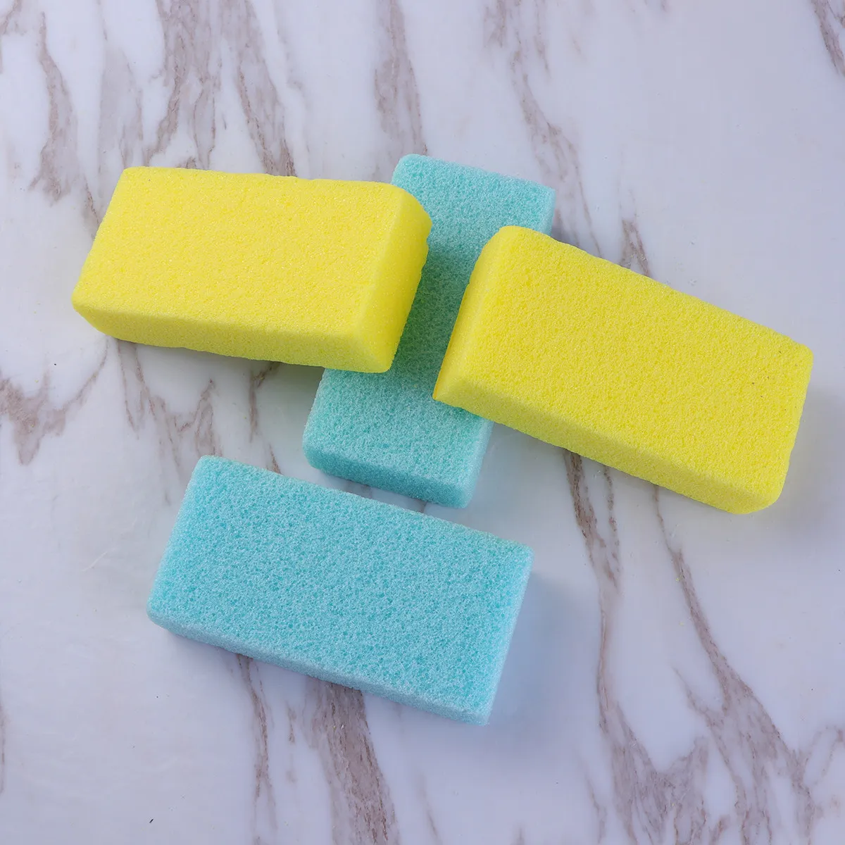 4Pcs Natural Pumice Stone Foot Files for Callus & Dead Skin Removal – Pedicure Tools for Men and Women