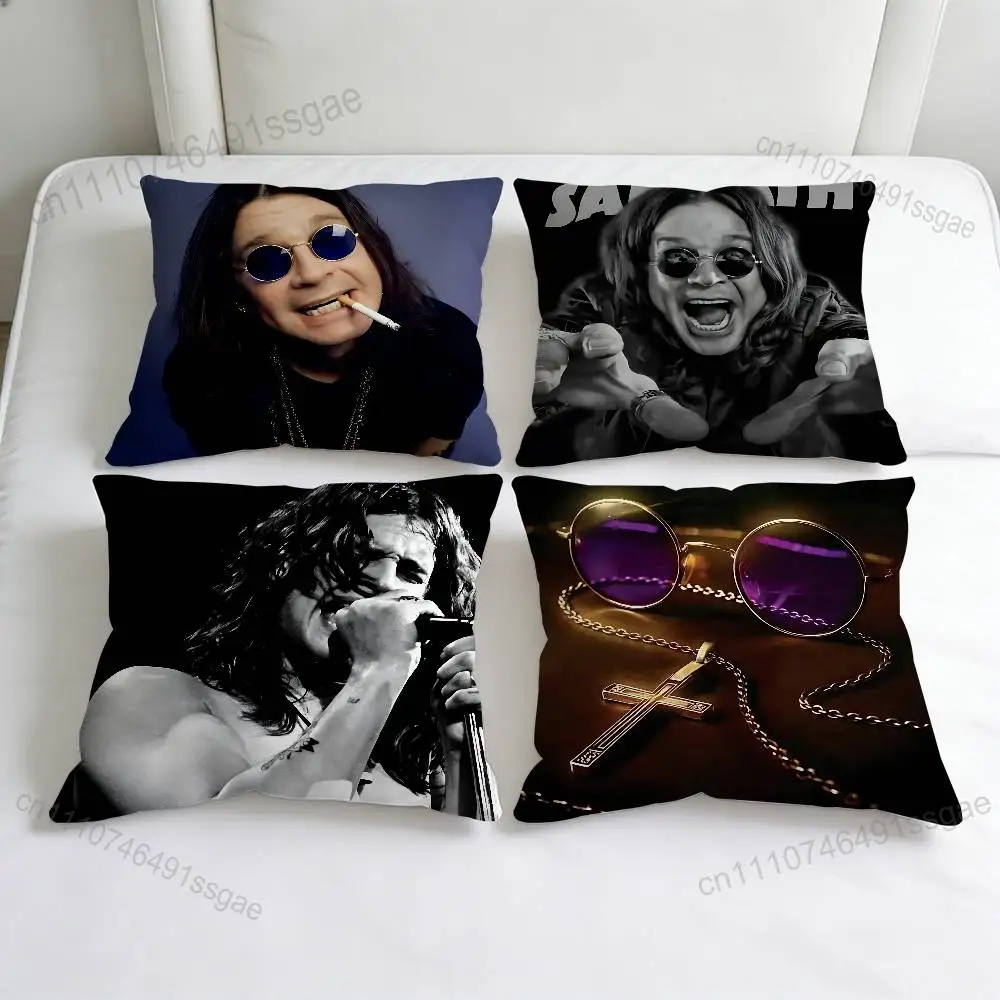 

Music O-Ozzy O-Osbourne Square Pillow Case Soft Decorative Throw Pillow Cover for Home Sofa Bed