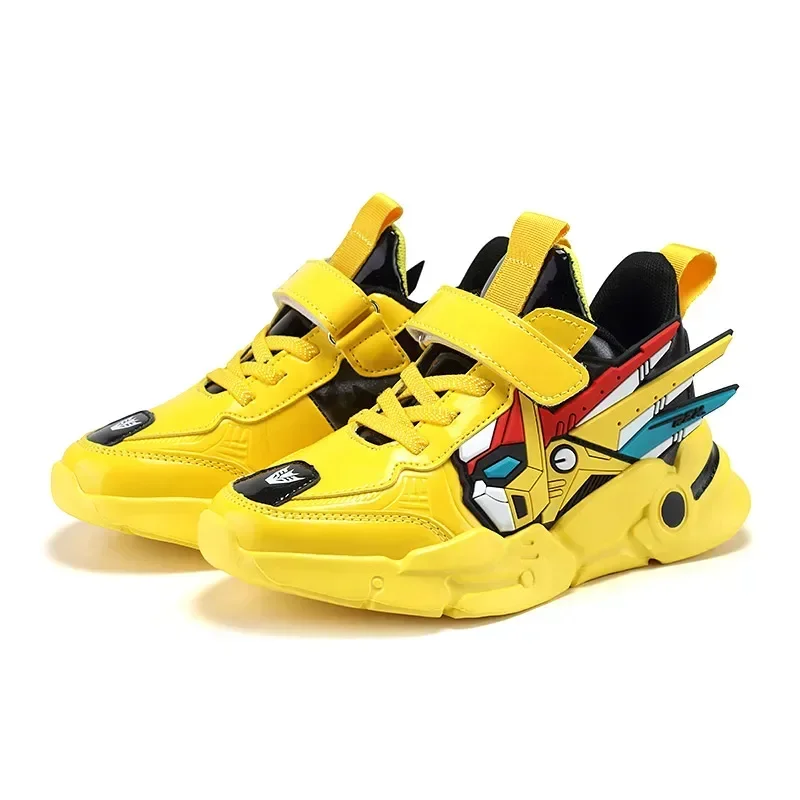 

Children Tennis Kids Boys Casual Shoes Fashion Breathable Mesh Sneakers 5-10y Lightweight Sole Schoole Flats Yellow,Blue,Red