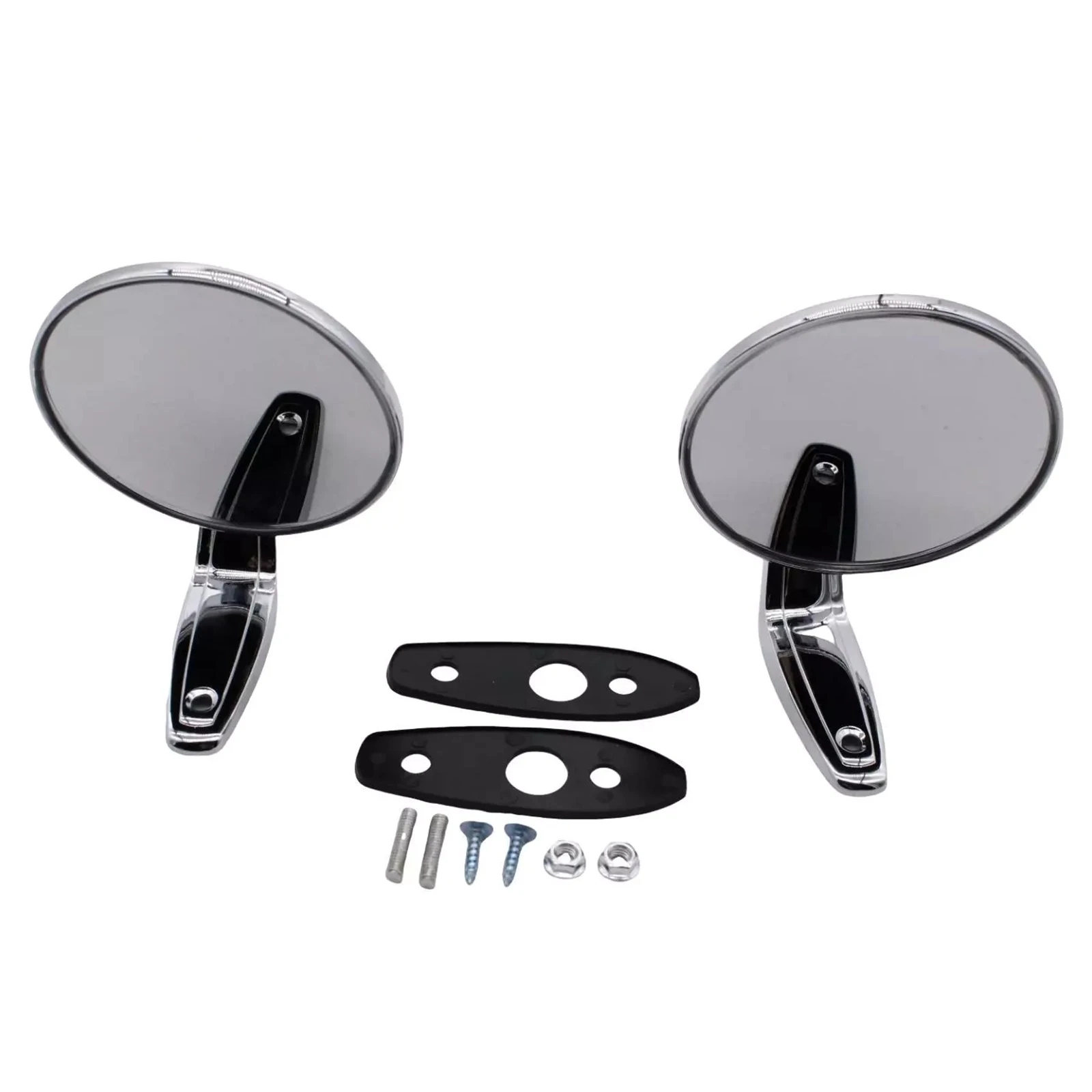 

Комплект хромированных складных выпуклых зеркал с ручным управлением для Dodge Charger Plymouth GTX Barracuda 1967-1970, цинковый сплав