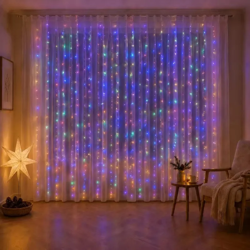 6M/3M Battery Powered  Home Garland Lamp Christmas Decoration for LED Curtain Light String Wedding Party Ornaments New Year