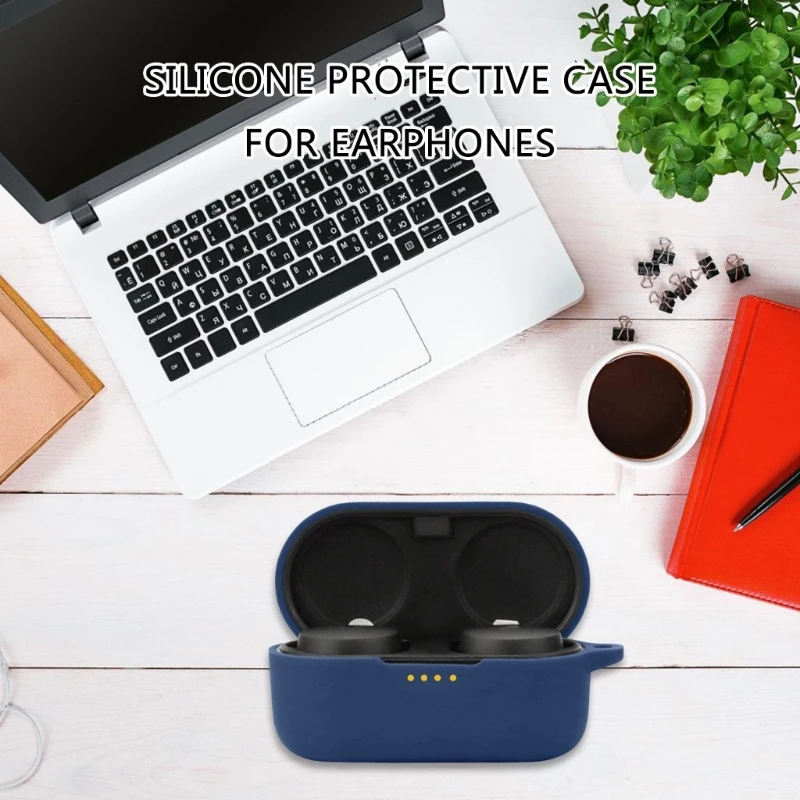 Protector กระเป๋าถือกันกระแทกสำหรับ PerL หูฟังซิลิโคนกันฝุ่นล้างทำความสะอาดได้กล่องชาร์จแขน