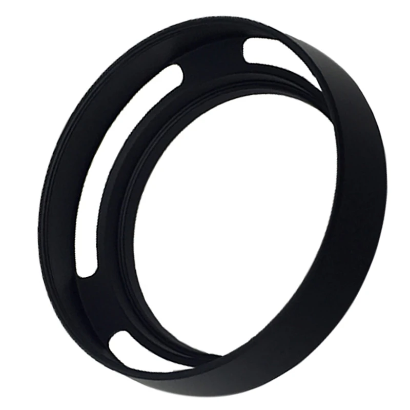 Lens Hood,Spiral Metal Camera Lens Hoods 46 Mm For Olympus 12 Mm 2 ED (EW-M1220)