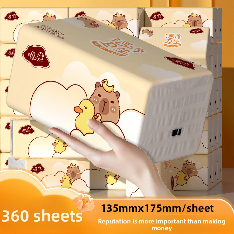 8-24 Packs Of Tissue Paper Soft And Skin Friendly Facial Tissues 360 Sheets 6 Layers 60 Puffs Napkins Household Toilet Paper
