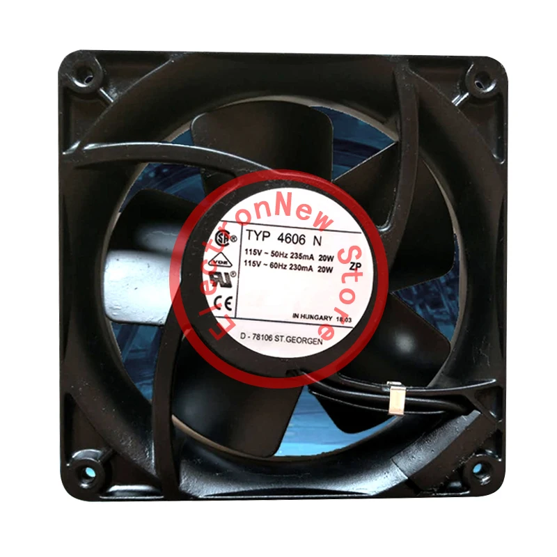 

ORIGINAL TYP 4606N 4606 N 115VAC 12038 120*120*38mm BRAND NEW COOLING FAN