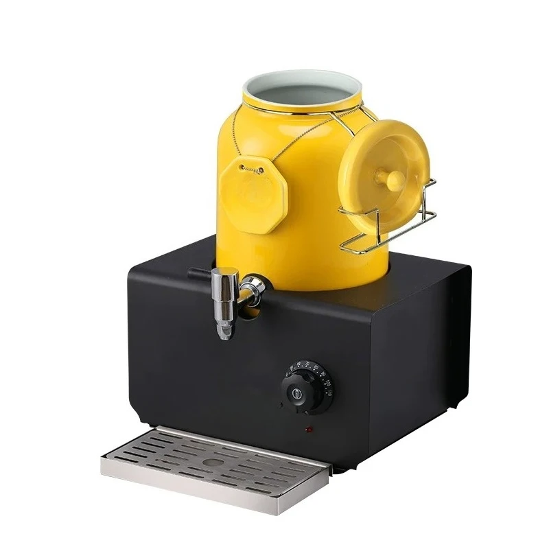 For Ceramic Milk Ding Hotel Buffet Electric Heating Coffee Tripod Beverage Machine Insulated Soy Milk Milk Bucket Juice Cauldron
