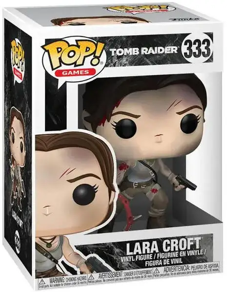 Фигурка Funko POP Tomb Raider Лара Крофт 333 #   Коллекционные фигурки из ПВХ для детей: подарок на Рождество, карнавал, день рождения