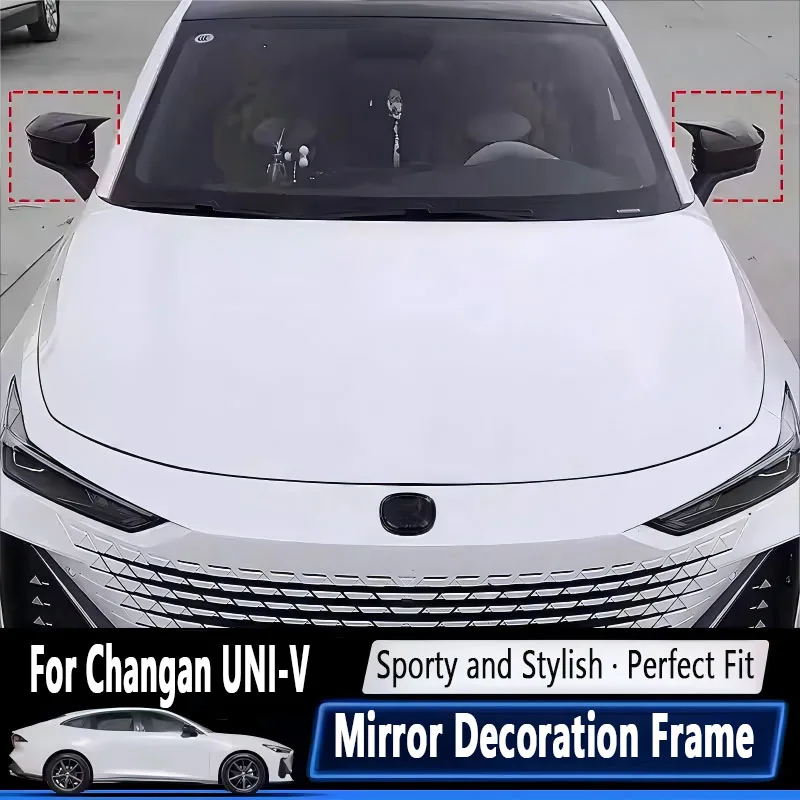 

A+++ For Changan UNI-V 2022 2023 ABS Rearview Mirror Cover Mirror Carbon Fiber Special Change Decoration Accessories Supplies