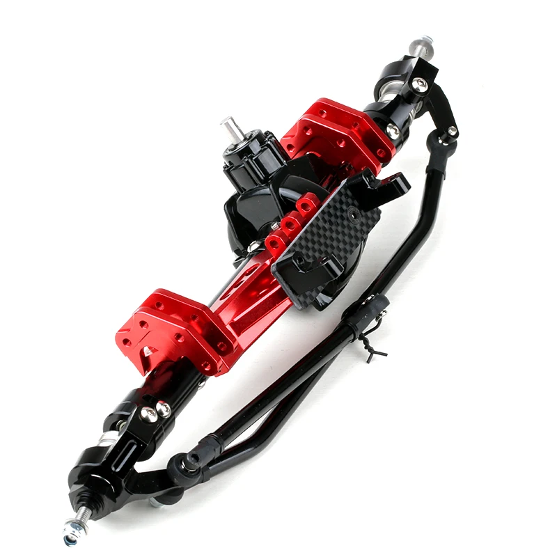 Model Symulacyjny Samochodu Metalowa Przednia Tylna Oś do Samochodu RC Crawler 1/10 RR10 90053 90018 Części Ghost