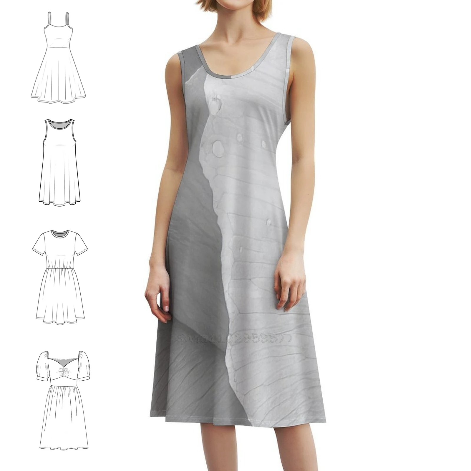 

Хрупкий раскладной # Платье в корейском стиле с 4 цветами мака для женщин, элегантное повседневное платье для вечеринки или повседневного ношения, Ahaflowers