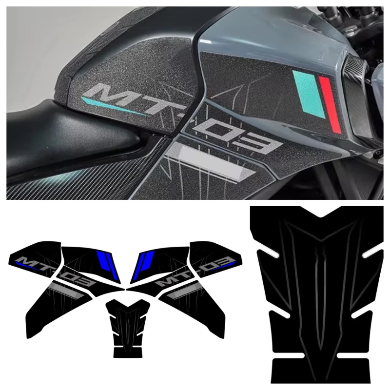 FOR MT03 MT-03 Motorcycle Anti Slip Fuel Oil Tank Pad Side Knee Grip Sticker Decal Protector Sticker Pad