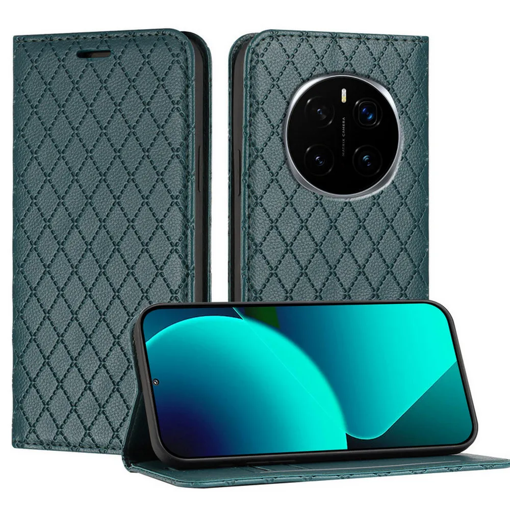 Etui typu flip do Honor 600 400 200 Pro 5G, skórzane etui z magnetycznym zamknięciem, portfel, obudowa do Huawei Honor 600 Lite, Honor 200 400 Smart 600E. — zdjęcie produktu 2