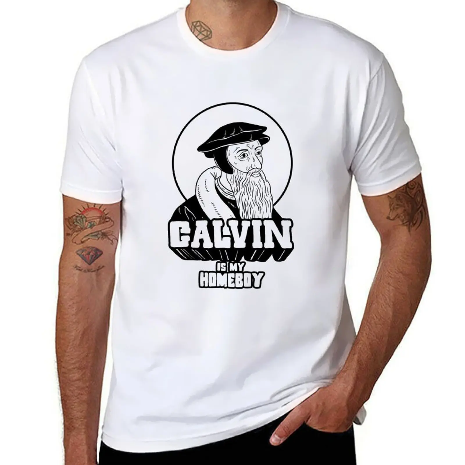

Calvin Is My Homeboy T-Shirt anime t shirts oversize t shirt for man T-Shirt
