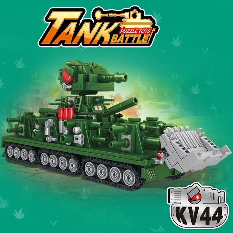 Tank World Ultimate KV44 Carl 44 Assembly Building Puzzle Toy KV99