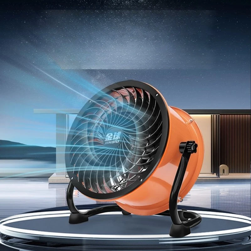 16 Inch Industrial Fans Drum Fan,Heavy Duty Floor Fan with 5 Blades, 220V High Power Shop Metal Fan, Electric Fans for Warehouse