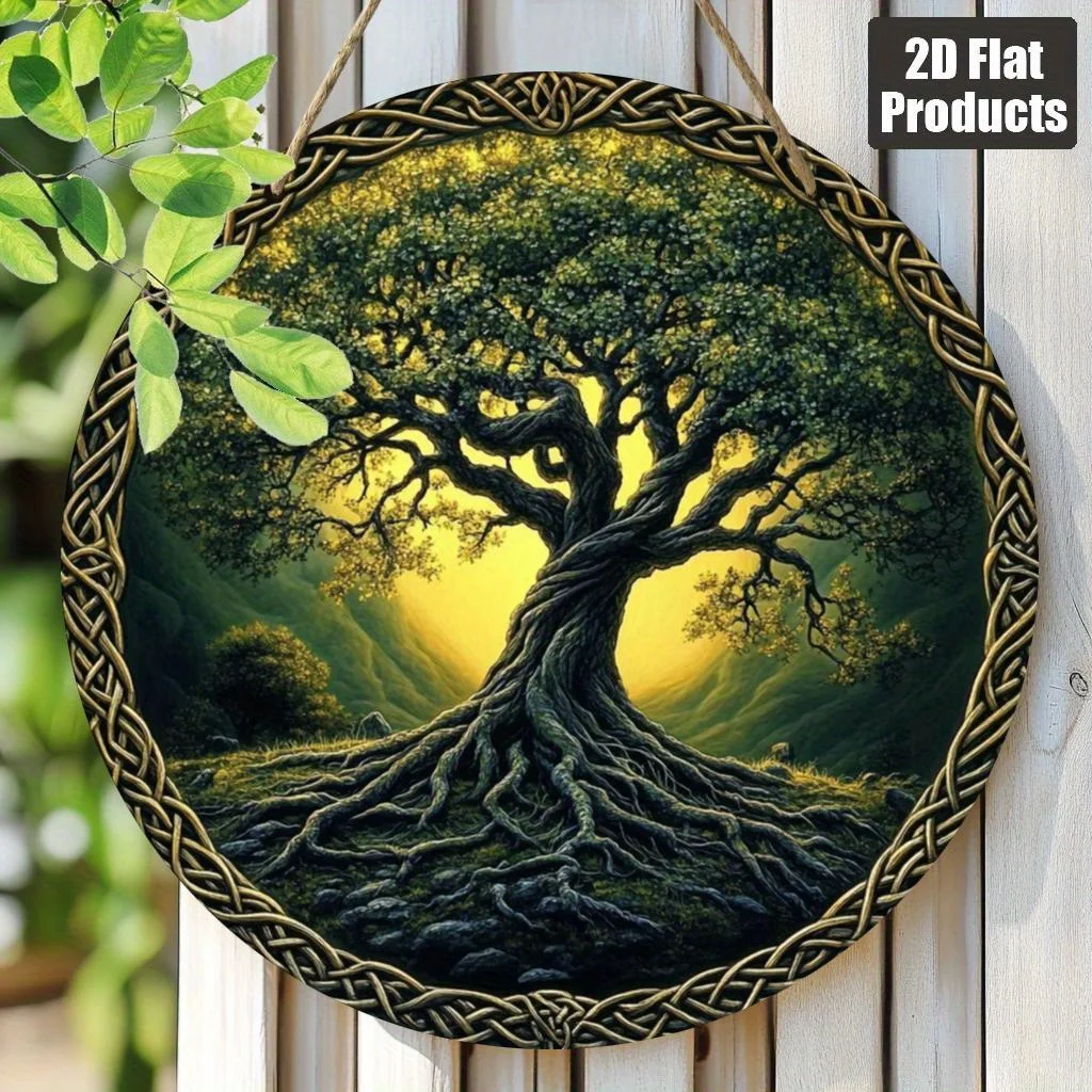 2D Flat, 1Pc Tree O…