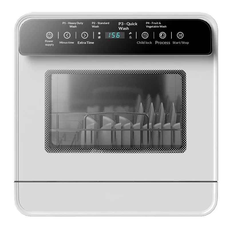 Exclusive Cross-border Sales | Countertop 4-set Household Small Dishwasher | 220V British European Standard Foreign Trade