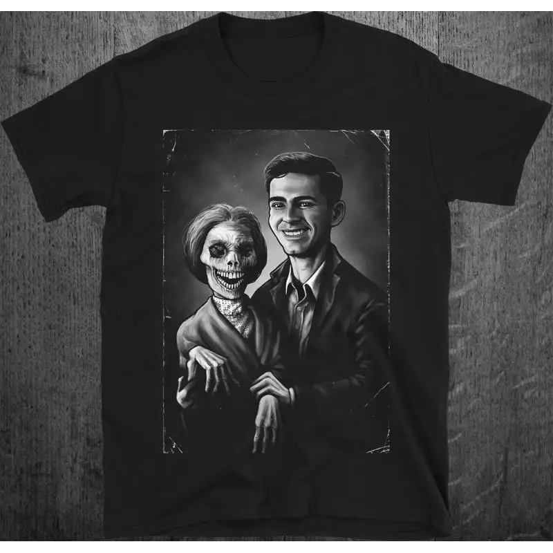 

Футболка Bates Family Portrait Psycho 1960, классический ужас Хитчкока