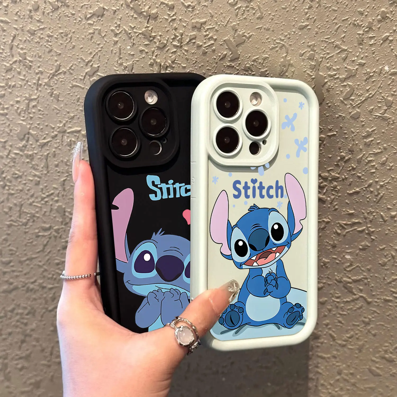 

Stitch Happy Cute Phone Case for OPPO A5 A7 A16 A17 A38 A53 A54 A55 A58 A72 A74 A76 A78 A94 A98 4G 5G Cover