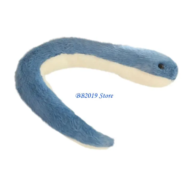 Q0KB لعبة ثعبان قطيفة قابلة للوضع دمى ثعبان محشوة لاحتفالات السنة الصينية الجديدة المهرجان الصيني زخرفة تقليدية 2025 #2