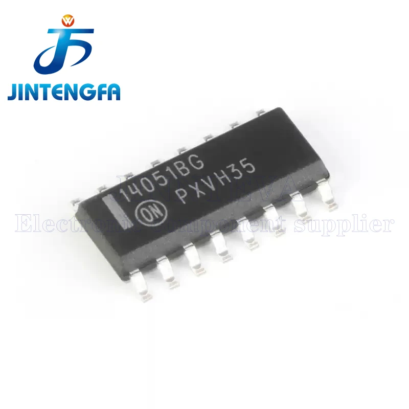 10PCS MC14051BDR2G MC14052BDR2G MC14053BDR2G 14051BG 14052BG 14053BG MC14053 SOP16 SMD Multiplexer Switch ICs SOP IC