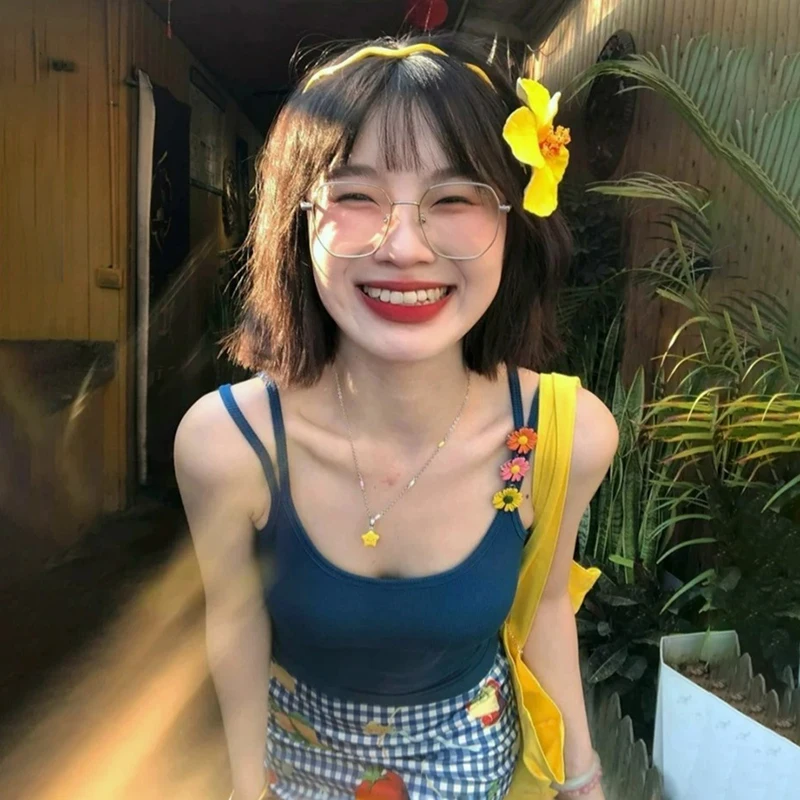 

Cute Sle Women's Tee-piece Swimsuit Cover-up Slimming Concealing Bikini Separate Swimwear Polyester Nylon Material