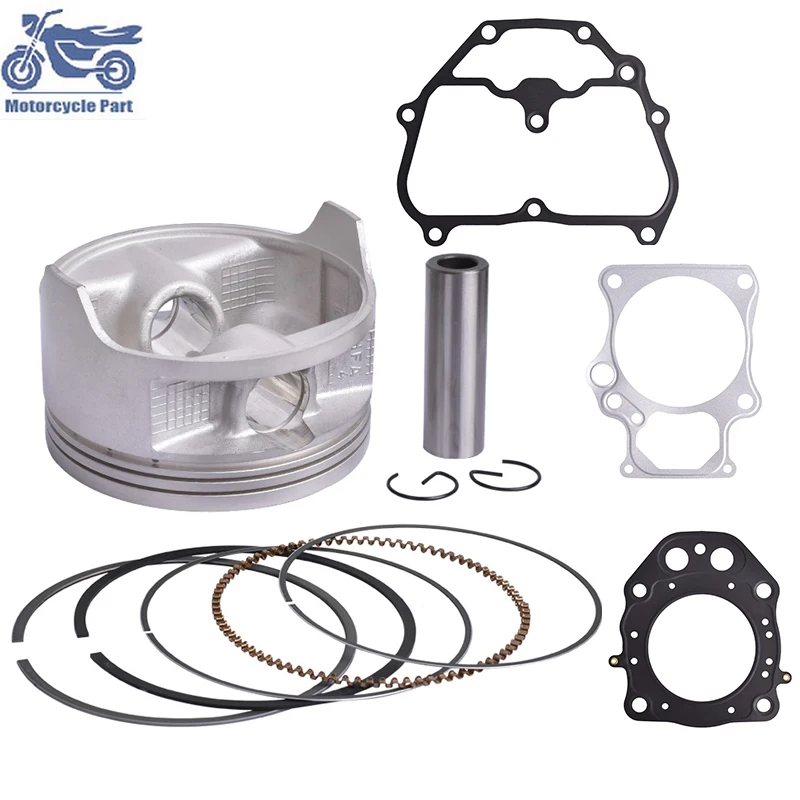 

Motorcycle Middle Repair Pad Cylinder Head Overhaul Gasket Mat Set and Piston Rings Kit For HONDA TRX420 TRX 420 TR-X420 TRX420X